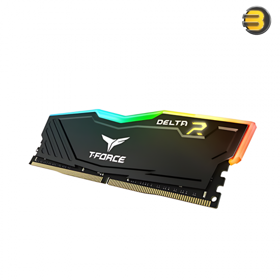 Team Group T Force Delta RGB 16GB (1 X 16GB) 3600 MHzDDR4 CL18 1.35V, Black - TF3D416G3600HC18J01