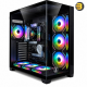 TECHNOZONE C700 PC Case – Tempered Glass, USB-C & 650W PSU Bundle