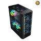 TechnoZone C250 Gaming RGB Computer Case 6 ARGB Fans + 600W 80+ PSU