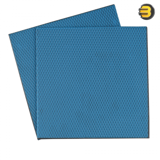 Thermal Grizzly Minus Pad Basic, 100×100×0.5 mm (2 pcs) — electrically non‑conductive, good thermal conductivity, slightly lower compressibility vs Advance/Pro, easy to cut/apply, excellent price‑performance; black color