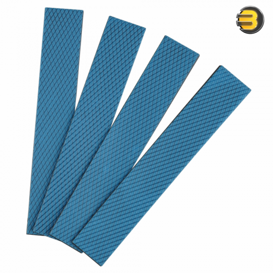 Thermal Grizzly Minus Pad Advance 120x20x3.0mm 4-Pack High-Performance Thermal Pads — Electrically Non-Conductive, Excellent Thermal Conductivity, High Compressibility, Easy to Use, Suitable for SSDs, GPUs, Voltage Regulators, Memory Modules