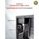 Tortox Zion ATX/M-ATX/ITX Gaming PC Case – Includes 350W Power Supply, 1x 120mm Fan, Metal Chassis, 7 Expansion Slots, HDD & SSD Support