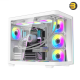 Tortox Curvo V2 White Mid-Tower ATX Gaming Case – 7x Pre-installed 120mm ARGB PWM Fans, USB Type-C, 360mm Radiator Support, Tempered Glass, Remote RGB Control