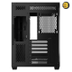Tortox Curvo V2 Black Mid-Tower ATX Gaming Case – 7x Pre-installed 120mm ARGB PWM Fans, USB Type-C, 360mm Radiator Support, Tempered Glass, Remote RGB Control