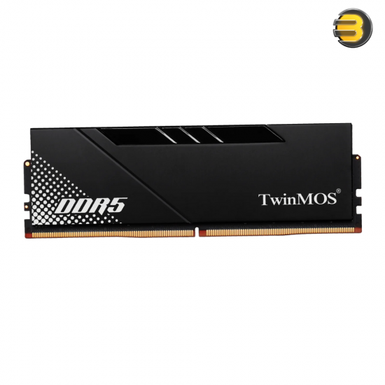 TwinMOS VOLTX DDR5-6000 CL36 16GB (1x16GB) Desktop RAM – XMP 3.0, EXPO Ready, 1.25V, Black Heatsink