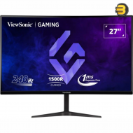 ViewSonic VX2719-PC-MHD 27″ Curved Gaming Monitor – Full HD, 240Hz Refresh Rate, 1ms MPRT, AMD FreeSync Premium