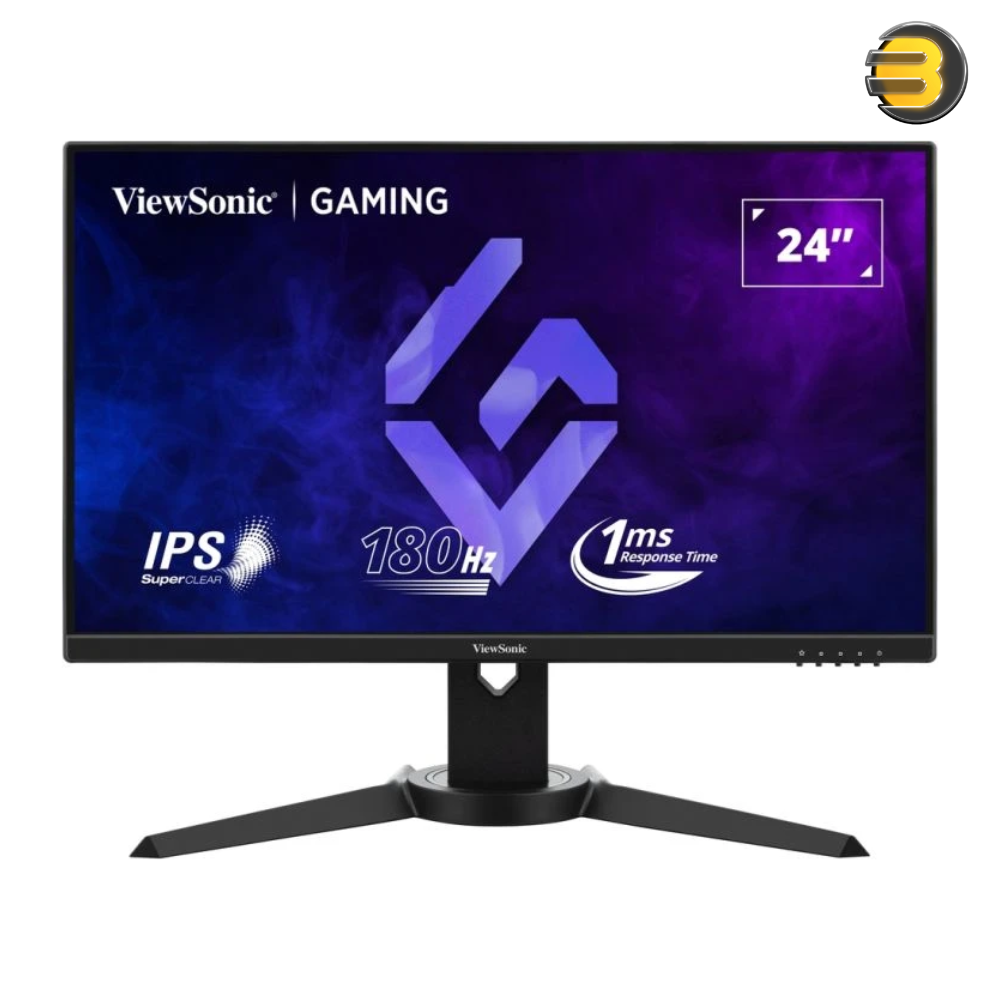 ViewSonic XG2409 24” 180Hz Gaming Monitor – IPS, 1ms, FreeSync™, HDR10