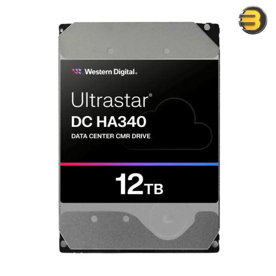 Western Digital Ultrastar DC HA340 12TB SATA Enterprise Data Center HDD Western Digital Ultrastar DC HA340 0B47063 12TB 3.5-inch SATA enterprise data center hard drive with 7200 RPM, HelioSeal technology and 512MB cache