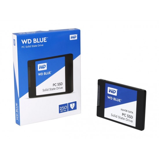 WD Blue 250GB Internal SSD Solid State Drive - SATA 6Gb/s 2.5 Inch - WDS250G1B0A