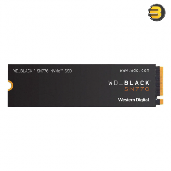 WD_BLACK SN770 NVMe M.2 2280 SSD single-sided drive with PCIe Gen4 x4 interface, 4000 MB/s read speed and gaming-optimized performance