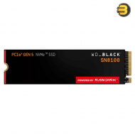 WD_BLACK SN8100 2TB NVMe SSD – PCIe 5.0 x4 (Gen 5), M.2 2280, Up to 14,900 MB/s Read & 14,000 MB/s Write, No Heatsink (WDS200T1X0M-00CMT0) 