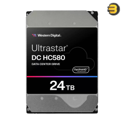 Western Digital Ultrastar DC HC580 24TB SATA Enterprise HDD – 7200 RPM, ArmorCache & OptiNAND