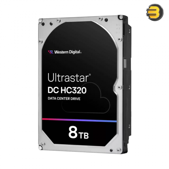 Ultrastar DC HC320 0B36404 8TB 3.5-inch SAS enterprise data center hard drive with 7200 RPM, CMR technology and 256MB cache