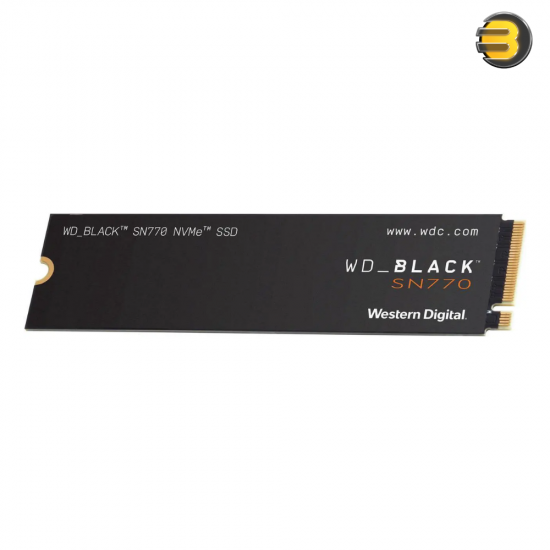 WD_BLACK SN770 NVMe M.2 2280 SSD single-sided drive with PCIe Gen4 x4 interface, 4000 MB/s read speed and gaming-optimized performance