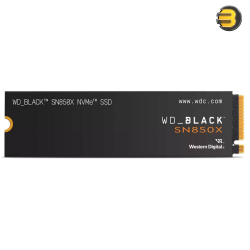 Western Digital WD_BLACK SN850X 1TB Without Heatsink NVMe PCIe 4.0 x4 M.2 2280 Internal Solid State Drive — Ultra-Fast TLC 3D NAND Flash, Built for Elite Gaming and High-Performance PCs