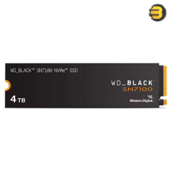 Western Digital WD_BLACK SN7100 4TB NVMe PCIe 4.0 x4 M.2 2280 Internal Solid State Drive — High-Speed TLC 3D NAND Flash