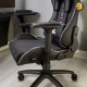 X Rocker Amarok PC Gaming Chair with Multicolour LED Lights, Ergonomic Recliner High Back Office Chair and Cushions, PU Leather, Officially Licensed PlayStation - Black