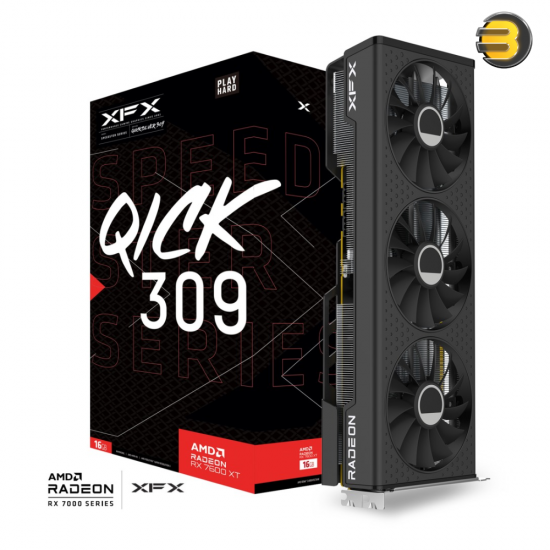 XFX RX 7600 XT SPEEDSTER QICK 309 AMD Radeon™ - 16G GDDR6