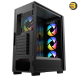 XIGMATEK Lux G Tower Black Computer Case With 4 Fans