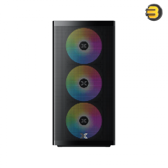 Xigmatek Osiris BTF Super Tower Case + PRIME 750W 80+ Gold PSU  — Full Tower (Super Tower) Steel Frame with Dual 4mm Tempered Glass Panels, Includes 4x 140mm ARGB Back-to-Front (BTF) Fans, High-Airflow Design, Supports E-ATX/ATX/mATX/ITX, PSU Full Modular