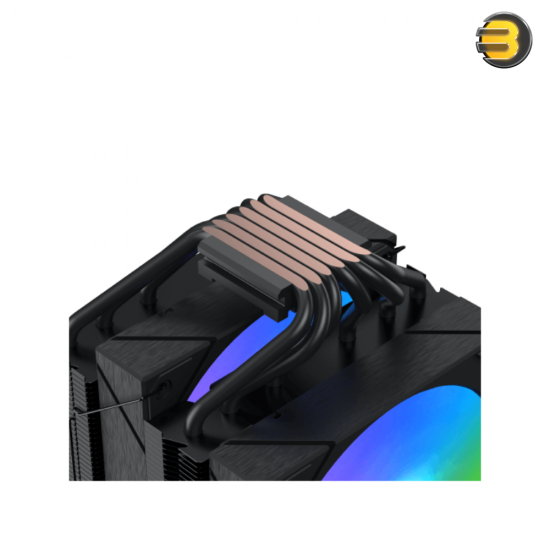 XIGMATEK AK6 Dual Digital CPU Air Cooler – 6 Heat Pipes, Digital LED Top Cover, ARGB LED, 240W TDP, 78 CFM, ≤28 dBA – Supports Intel LGA 1700/1200/115x & AMD AM5/AM4