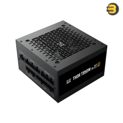 Xigmatek Thor T850M V3 850W 80+ Bronze Full Modular Power Supply — ATX 3.1, PCIe 5.1 Compatible, 120mm Silent Cooling Fan, Single +12V Rail, Active PFC, Multiple Protections (OVP, UVP, OPP, SCP), Compact 140mm Size