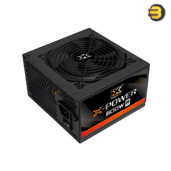 XIGMATEK Sky II With 4 ARGB Fans + X-Power 600W — Black, ATX, U3x1 & U2x2, Mesh Frontpanel & Left TG, 4PCS Z20F