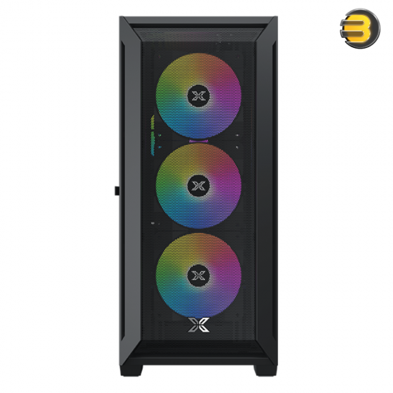 XIGMATEK Master X II Pro + 700W PSU - Steel Mid Tower Gaming Case, Supports E‑ATX/ATX/M‑ATX/Mini‑ITX, 7 Expansion Slots, 360mm Radiator Support, 220mm PSU Clearance, USB 3.0/2.0 I/O