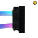 XIGMATEK Neon Aqua 360 CPU Liquid Cooler — ARGB LED Pump Head & Tube, 3PCS X22A Fan & Galaxy II Fan Control Kit - EN49912