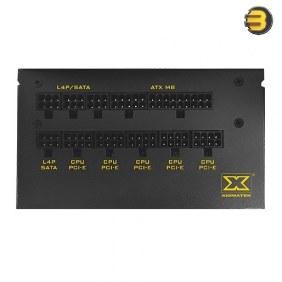 XIGMATEK Minotaur 850W (Full Range, LLC DC TO DC, 80PLUS Gold, Full Modular,Color Box)