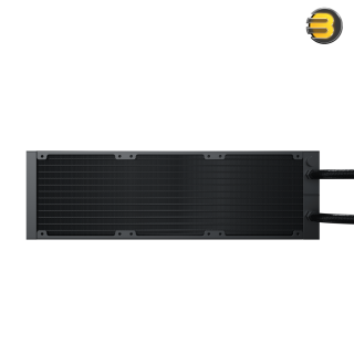 XIGMATEK FROZR-O II 360 — AIO Liquid Cooler, Black, LCD Pump Head, 3xX22A PWM ARGB Fan, Galaxy II Fan Control Box & Remote - EN40443