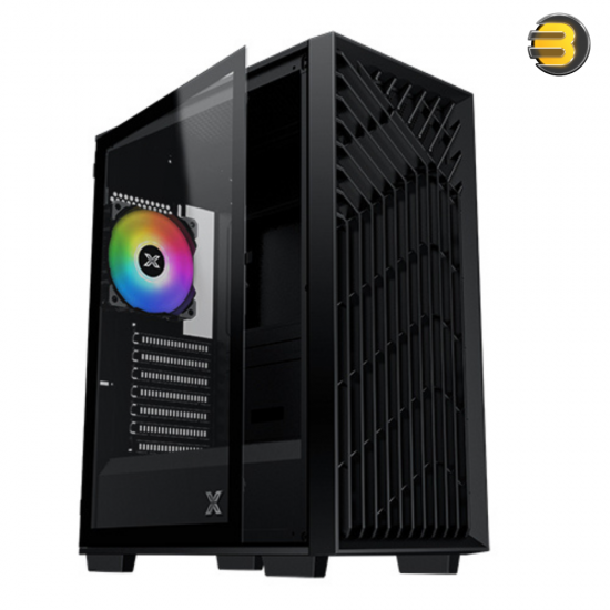 XIGMATEK Lux G Tower Black Computer Case With 4 Fans