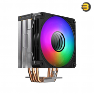 XIGMATEK EPIX II Black CPU Air Cooler - 4 Heatpipes, 120mm PWM Fan, Slow Motion Random RGB Top Cover, Intel & AMD Compatibility with Plastic Backplate, Supports LGA 20XX Sockets XIGMATEK EPIX II Black CPU Air Cooler - 4 Heatpipes, 120mm PWM Fan, Slow Motion Random RGB Top Cover, Intel & AMD Compatibility with Plastic Backplate, Supports LGA 20XX Sockets