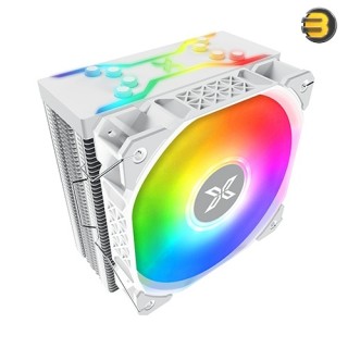 XIGMATEK Air Killer Pro Arctic (White, X22A, ARGB Top Cover, Reinforced Plastic Steel Backplate) Mini ARGB LED Controller