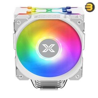 XIGMATEK Air Killer Pro Arctic (White, X22A, ARGB Top Cover, Reinforced Plastic Steel Backplate) Mini ARGB LED Controller