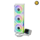 XPG LEVANTE II 360 White All-in-One CPU Liquid Cooler — Dual-Chamber Pump with Non-Conductive Coolant, Infinity Mirror ARGB Lighting, Pre-Installed 3x 120mm Hydraulic Bearing Fans, Supports Intel LGA 1851/1700 & AMD AM5/AM4 XPG LEVANTE II 360 White All-in-One CPU Liquid Cooler — Dual-Chamber Pump with Non-Conductive Coolant, Infinity Mirror ARGB Lighting, Pre-Installed 3x 120mm Hydraulic Bearing Fans, Supports Intel LGA 1851/1700 & AMD AM5/AM4