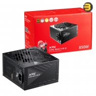 XPG COREREACTOR II 850W PCIE 5 & ATX 3.0 Power Supply - Full Modular - 80+ GOLD Certified - 100% Japanese 105°C Capacitors