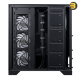 XPG INVADER X BTF MID-TOWER — Reverse-Connector Motherboard Compatibility - Enhanced Cooling - Support Up to 10 Fans - Black