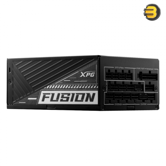 XPG FUSION 1600 TITANIUM 1600W Full Digital ATX 3.1 Power Supply — 80 PLUS Titanium Certified, Dual 12VHPWR Connectors, Planar Transformer & GaN FET, 135mm Double Ball Bearing Fan, Japanese Capacitors, 12-Year Warranty XPG FUSION 1600 TITANIUM 1600W Full Digital ATX 3.1 Power Supply — 80 PLUS Titanium Certified, Dual 12VHPWR Connectors, Planar Transformer & GaN FET, 135mm Double Ball Bearing Fan, Japanese Capacitors, 12-Year Warranty