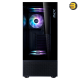 XPG INVADER X Mini Mid-Tower Chassis - Compact Gaming Case - 4mm Tempered Glass Side Panel - 5 x ARGB Fans - Liquid Cooling Support (240mm Radiator) - Vertical GPU Mounting - ATX/Micro-ATX/Mini-ITX Support - Black