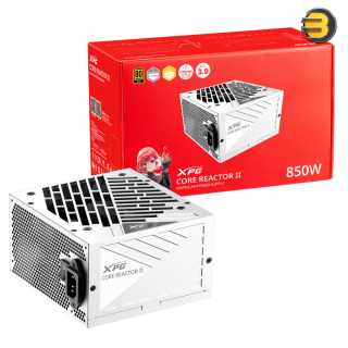 XPG CORE REACTOR II 850W電源 ホワイト XPG COREREACTOR II 850W WHITE PCIE 5 & ATX 3.0 Power Supply - Full