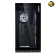 XPG INVADER X Mid-Tower PC Chassis - Tempered Glass Side Panel - 5 x ARGB Fans - Vertical GPU Mounting with PCIe 4.0 Riser - Liquid Cooling Support (360mm Radiator) - ATX/Micro-ATX/Mini-ITX - Black