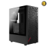 XPG Valor AIR Compact Mid Tower ATX PC Case — Magnetic MESH Front Bezel with Streamline Carving Pattern Design, Removable Dust Filter, 4 x 120 mm Fans Installed - Black