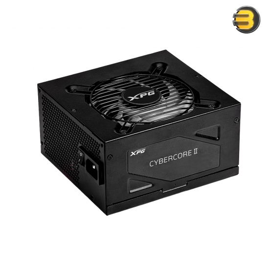 XPG CYBERCORE II 1300W - ATX 3.0 Fully Modular PSU - 80 Plus Platinum Certified - 10 x PCI-E 6+2 Connectors - 600W 12VHPWR Support - Double Ball Bearing Fan - 10-Year Warranty