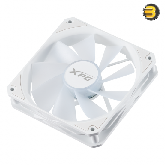 XPG VENTO R ARGB REVERSE Case Fan 120mm —  1x pack, 45.3 CFM, 23 dBA - White