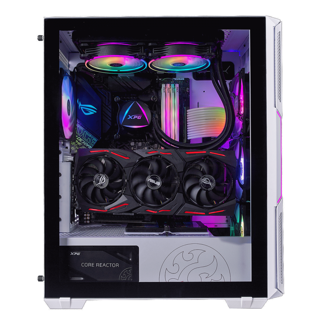 XPG STARKER Compact ATX Mid-Tower Chassis (WHITE) - 75260180