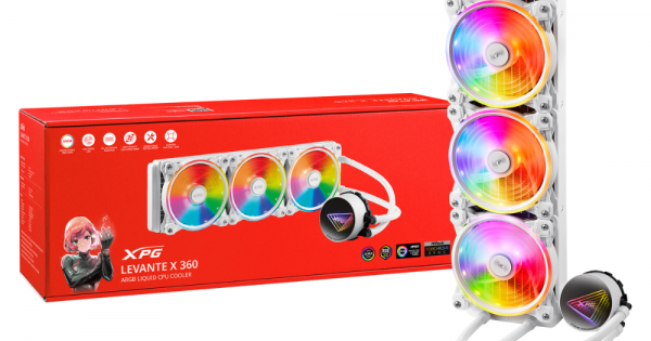 XPG Levante X 360 All-in-One ARGB CPU Liquid Cooler — 4.72 Maximum