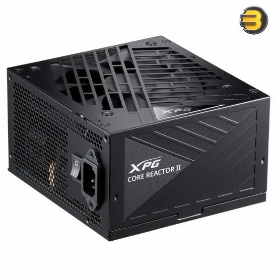 XPG CORE REACTOR II 1200W - ATX 3.0 Fully Modular PSU - 80 Plus Platinum Certified - 100A on +12V Rail - Fluid Dynamic Bearing Fan - 600W 12VHPWR Support - 10-Year Warranty