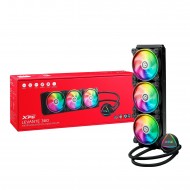 XPG EPS Levante 360 Addressable RGB CPU Liquid Cooler, 360mm Radiator, Three Dual Ring 120mm ARGB Lighting Fans