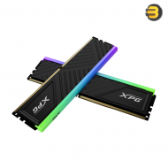 XPG SPECTRIX D35G RGB DDR4 3200MHz CL16 32GB (2x16GB) Desktop RAM – Black Heatsink, 288-Pin UDIMM, PC4-25600 (AX4U320016G16A-DTBKD35G)